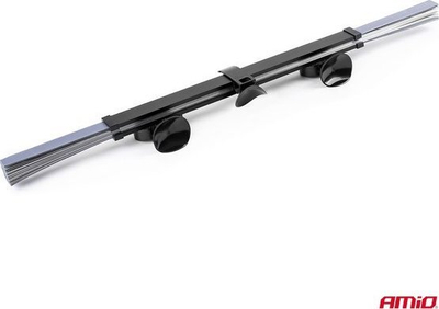 Perde dielli për xham të përparmë AMiO Sunshade, rrëshqitëse, 120x46 cm, e zezë