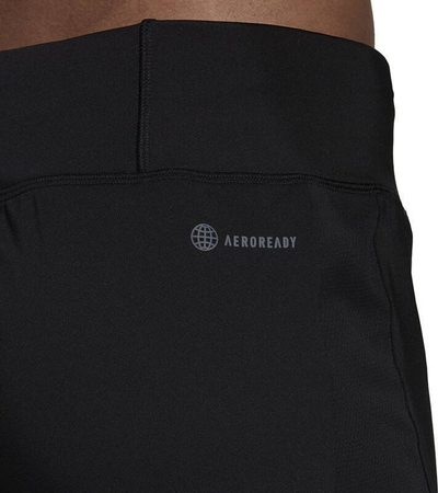 Shorts sportiv për goca adidas WTR HIIT KNT Shorts W HD0667, i lirshëm, komod, i zi