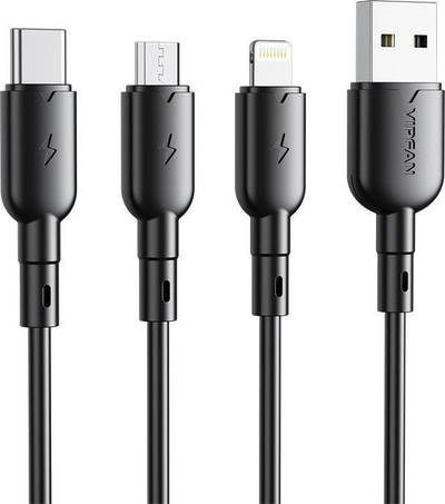 Kabllo USB Vipfan X11, USB A në microUSB, 1 m, e zezë