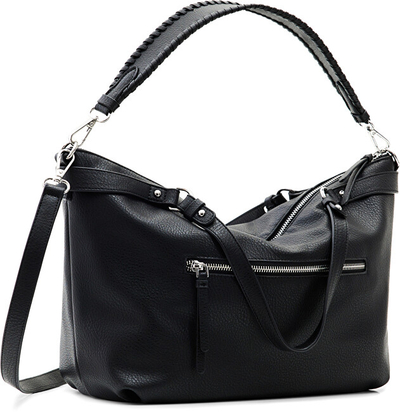 Çantë dore Desigual Bag Half, e zezë