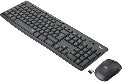 Set (tastierë + maus) Logitech MK295 Silent, i zi