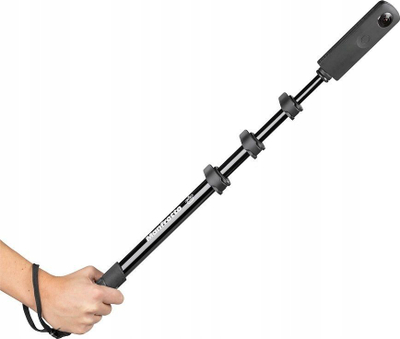 Shkop selfie për kamera Manfrotto MPOLEVR, alumini, mban deri 1 kg, ngjyrë e zezë