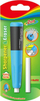 Mprehëse me gomë Keyroad Plastic Sharpener with Eraser, plastike, në blister, shumëngjyrëshe