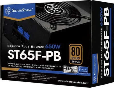 Burim energjie SilverStone SST-ST65F-PB ATX, 650W