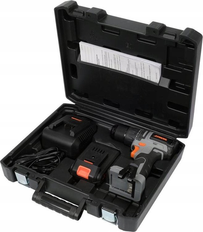 Stërvitëse / kaçavidë pa kabllo Sthor 20V, brushless, 45Nm 2Ah, gri e zezë