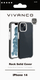 Këllëf telefoni Vivanco Rock Solid për iPhone 14, mbrojtës, transparent me të zezë