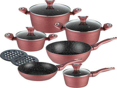 Set tenxheresh dhe tiganë Klausberg, 12 copë