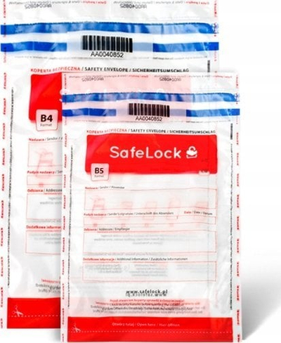 Zarfë sigurie Emerson Security B5, transparentë, 100 copë