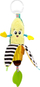 Lodër plushi Tomy Lamaze Banana Benek, me kafshues, shumëngjyrëshe