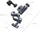 Mbajtëse timoni SmallRig 4191 për GoPro Insta360 DJI, metal, e zezë