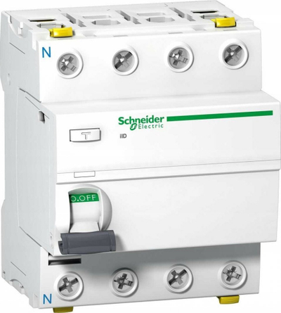 Ndërprerës diferencial Schneider Electric iID A9Z12463, 4P, 63A 100mA