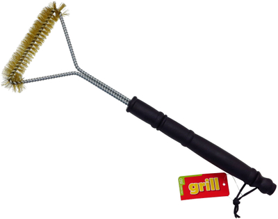 Furçë pastrimi për grill ASI Collection 24555024, tel bronzi, dorezë 45 cm