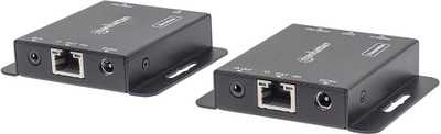 Sistem HDMI me rrjet Manhattan 207461, deri 50m, CAT6 6a 7, i zi