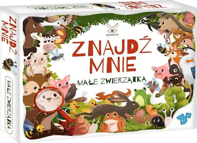 Libër aktivitetesh Find Me Little Animals Kangaroo, për fëmijë, në polonisht