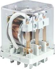 Relé industrial Faston 187 2CO, 16A, 48V DC, transparent