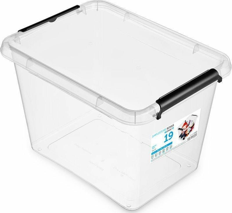 Kuti organizative Orplast 1532, 19l, transparente
