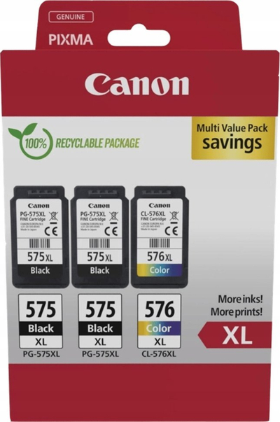 Patronë boje Canon 5437C004, set 3 copë, rendiment i lartë XL, origjinal