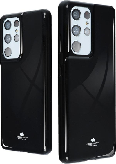Kapak telefoni Mercury Jelly Case për Samsung Galaxy A53 5G A536, TPU, me shkëlqim, i zi