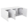 Dollap i sipërm për Dollap  Carly 150×55×60 Hcm (HM385.05), bardhë