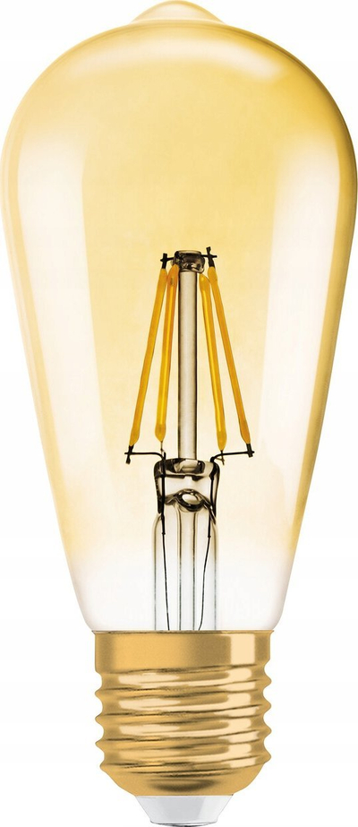 Llampë OSRAM LED Vintage 1906 Edison, 6.5W, E27, e artë