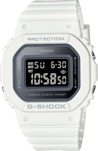 Orë digjitale Casio G-Shock Original GMD-S5600-7ER (322), e bardhë