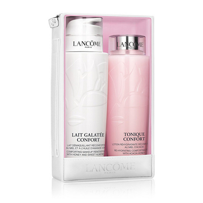 Set për fytyrë Lancome, losion 400 ml + tonik 400 ml
