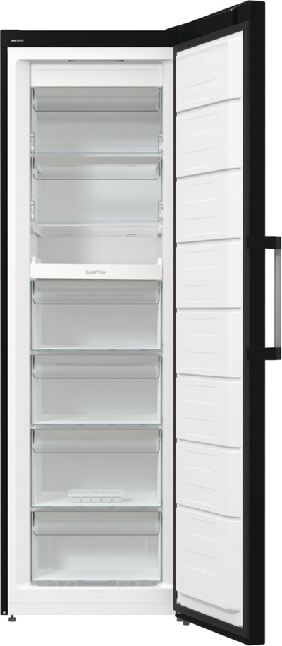 Ngrirës vertikal Gorenje FN619EABK6, 280L, klasë energjie E, i zi