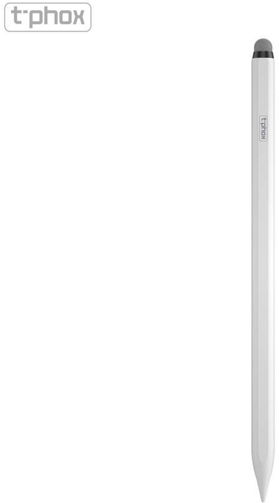 Stilus për tablet T-Phox Era 3, USB-C, karikim me magnet, i bardhë
