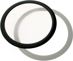 Filtër pluhuri DEMCiflex DF0496, për ventilator 200mm, i rrumbullakët, i zi