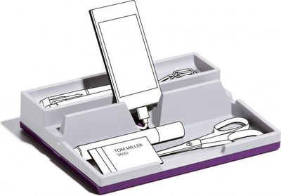 Organizues tavoline Durable Varicolor 7613, plastik, me shumë ndarje, gri
