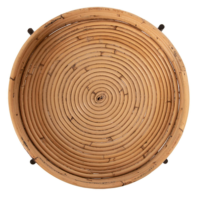 Komodinë anësore rrumbullakët Fly Φ32x48Hcm (HM7905), zezë
