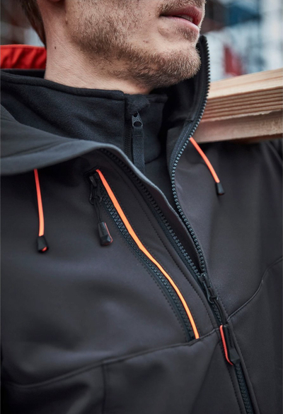 Xhaketë softshell Helly Hansen Chelsea Evolution, për burra, merr frymë, nuk e kap uji, e zezë