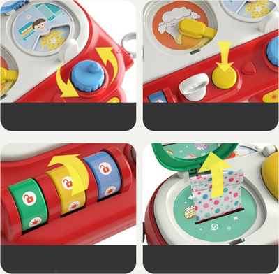 Board edukativ për kalamaj Little Explorers, ndijor kreativ, i kuq