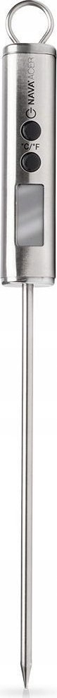 Termometër kuzhine digjital NAVA Acer, me sondë, çelik inox, argjendtë