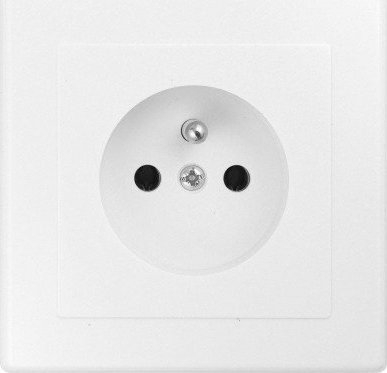 Prizë e brendshme hermetike Jowisz Single, IP44, 16A 250V, e bardhë