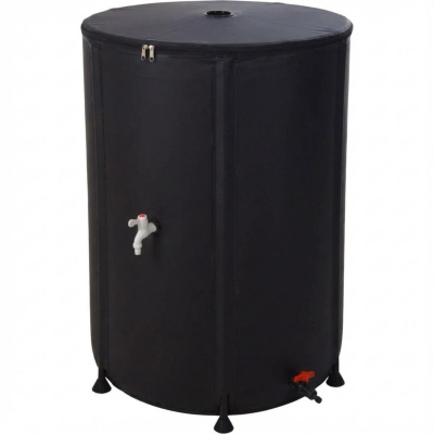 Depozitë uji shiu Lifetime DW9200220, 500 L, 80 x 100 cm, e zezë