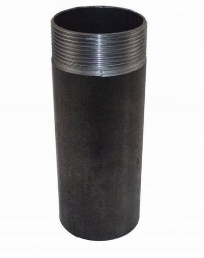 Tub çeliku AGAFLEX Black Nipple 1 Thread, 3/4", 150mm DN20, i zi