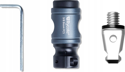 Конектор за бум Rycote PCS, врв 3/8", црн