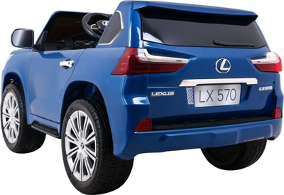 Makinë elektrike për fëmijë Lexus LX570, 2x12V, telekomandë R/C, blu