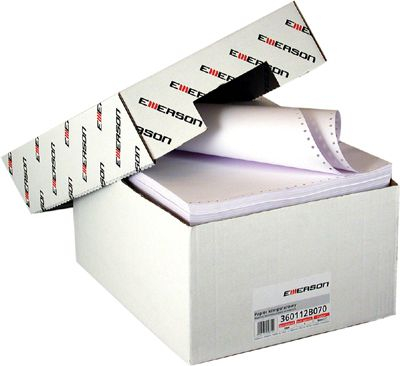Хартија за принтер Emerson Dot Matrix, 2 слоја, 240x12", 60g, бела