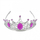 Set princesh lodër Mega Creative Beauty Set Princess, kurorë dhe bizhuteri, për fëmijë 3+, argjendtë me gurë rozë