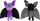 Lodër pelushi Sa Sun-day Plush Bat, lakuriq nate, 14cm, shumëngjyrësh