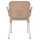 Karrige PP KareK cappuccino me këmbë alumini 59×58×81 cm (HM5592.02)