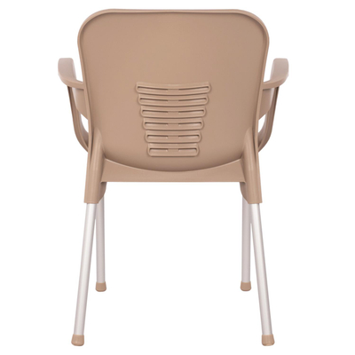 Karrige PP KareK cappuccino me këmbë alumini 59×58×81 cm (HM5592.02)