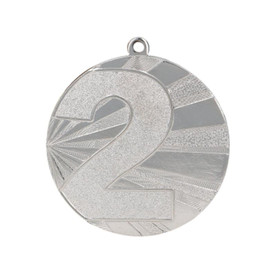 Medalje sportive Victoria Sport Steel Medal, çelik, 70mm, argjend