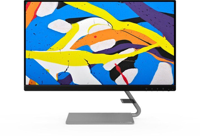 Monitor Lenovo Q24i-1L, 23.8" LED, Full HD, i zi/argjendtë