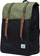 Çantë shpine Herschel Survey me vend për laptop 15", material EcoSystem, e zezë me jeshile