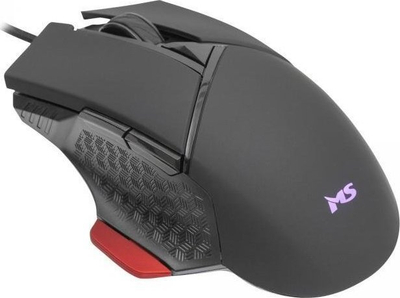 Гејминг глувче MS, со кабел, 3200 DPI, LED, црно