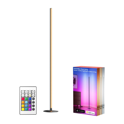 Llambë dyshemeje inteligjente SwitchBot Floor Lamp, Wi-Fi RGB+CCT, 2700K-6500K, e zezë