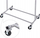 Varëse rrobash MobilRack Clothes Rack, me rrota, me dy shufra, e zezë